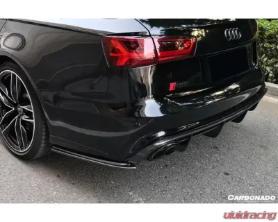 Carbonado CFRP MN Style Rear Cap Splliter Audi RS6 Avant 2013-2018 - CF8363MTN-CA