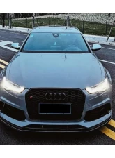 Carbonado Carbon Fiber Reinforced Polymer Front Lip for Audi RS6 Avant 2013-2018                                     - CF8363MTN-FL - Image 11