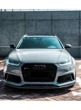 Carbonado Carbon Fiber Reinforced Polymer Front Lip for Audi RS6 Avant 2013-2018                                     - CF8363MTN-FL - Image 14
