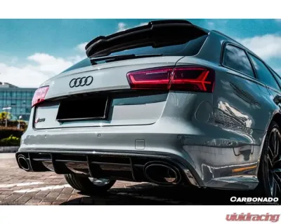 Carbonado CFRP MN Style Roof Spoiler for Audi RS6 Avant 2013-2018, Carbon Finish - CF8363MTN-RS