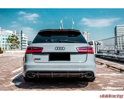 Carbonado CFRP MN Style Roof Spoiler for Audi RS6 Avant 2013-2018, Carbon Finish - CF8363MTN-RS