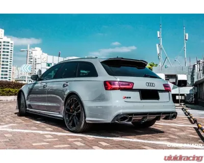 Carbonado CFRP MN Style Roof Spoiler for Audi RS6 Avant 2013-2018, Carbon Finish - CF8363MTN-RS