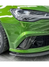 Carbonado CFRP OE Style Front Bumper Caps Audi RS6 Avant 2013-2018                                     - CF8363RS6-CA - Image 2