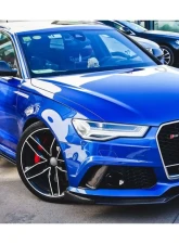 Carbonado CFRP OE Style Front Bumper Caps Audi RS6 Avant 2013-2018                                     - CF8363RS6-CA - Image 6