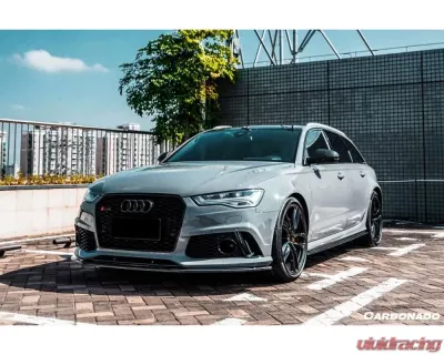 Carbonado CFRP OE Style Front Lip for Audi RS6 Avant 2013-2018 - CF8363RS6-FL