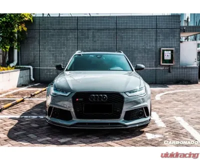 Carbonado CFRP OE Style Front Lip for Audi RS6 Avant 2013-2018 - CF8363RS6-FL