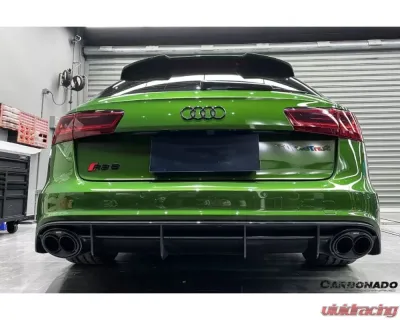 Carbonado CFRP OE Style Rear Lip Audi RS6 Avant 2013-2018 - CF8363RS6-RD