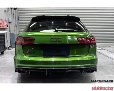 Carbonado CFRP OE Style Rear Lip Audi RS6 Avant 2013-2018 - CF8363RS6-RD