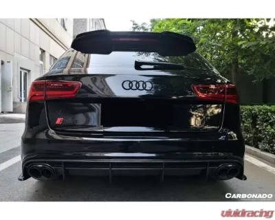 Carbonado CFRP OE Style Rear Lip Audi RS6 Avant 2013-2018 - CF8363RS6-RD