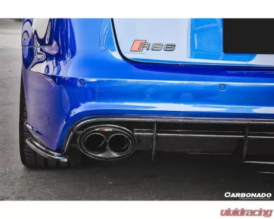 Carbonado CFRP OE Style Rear Lip Audi RS6 Avant 2013-2018 - CF8363RS6-RD