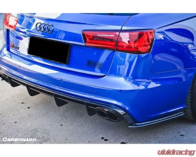 Carbonado CFRP OE Style Rear Lip Audi RS6 Avant 2013-2018 - CF8363RS6-RD