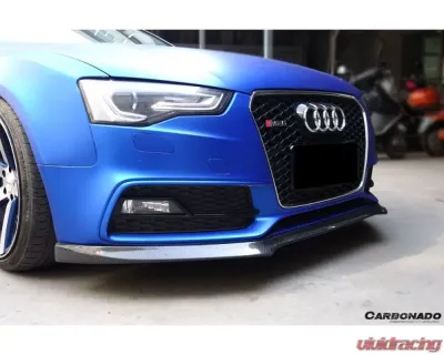 Carbonado Carbonado CFRP DM Style Front Lip for Audi A5 Sline S5 2009-2015 - CF8368-2DTM.L