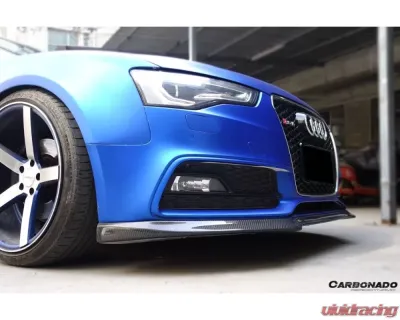 Carbonado Carbonado CFRP DM Style Front Lip for Audi A5 Sline S5 2009-2015 - CF8368-2DTM.L