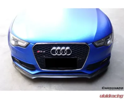 Carbonado Carbonado CFRP DM Style Front Lip for Audi A5 Sline S5 2009-2015 - CF8368-2DTM.L