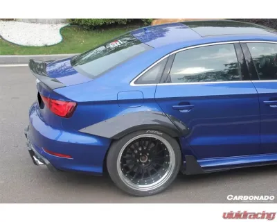 Carbonado CFRP RT Style Trunk Spoiler Audi RS3 | S3 | A3 Sedan 2013-2020 - CF8369RT-TS