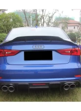Carbonado CFRP RT Style Trunk Spoiler Audi RS3 | S3 | A3 Sedan 2013-2020                                     - CF8369RT-TS - Image 9