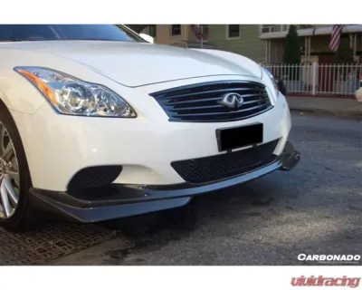 Carbonado CFRP BSD Style Front Lip for Infiniti G37S Coupe 2008-2015 - CF8371BSD.L