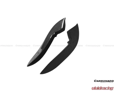 Carbonado CFRP BKSS Style Canards Audi RS3 Sedan 2019-2020 - CF8373BKSS-CRD