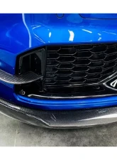 Carbonado CFRP BKSS Style Canards Audi RS3 Sedan 2019-2020                                     - CF8373BKSS-CRD - Image 4