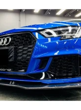 Carbonado CFRP BKSS Style Canards Audi RS3 Sedan 2019-2020                                     - CF8373BKSS-CRD - Image 7