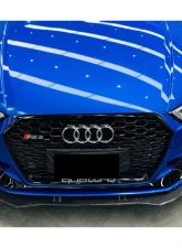 Carbonado CFRP BKSS Style Front Lip Audi RS3 Sedan 2019-2020                                     - CF8373BKSS-FL - Image 7