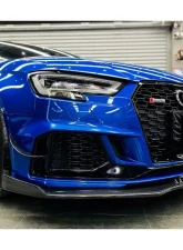 Carbonado CFRP BKSS Style Front Lip Audi RS3 Sedan 2019-2020                                     - CF8373BKSS-FL - Image 10