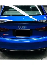 Carbonado CFRP OE Style Rear Lip Audi RS3 Sedan 2019-2020                                     - CF8373OEM-RD - Image 11