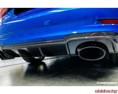 Carbonado CFRP OE Style Rear Lip Audi RS3 Sedan 2019-2020 - CF8373OEM-RD