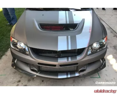 Carbonado CFRP OE Style Front Lip Spoiler for Mitsubishi Evo 2003-2006 - CF8428OE.L