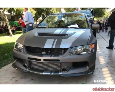 Carbonado CFRP OE Style Front Lip Spoiler for Mitsubishi Evo 2003-2006 - CF8428OE.L