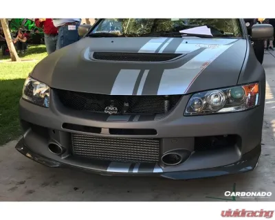 Carbonado CFRP OE Style Front Lip Spoiler for Mitsubishi Evo 2003-2006 - CF8428OE.L