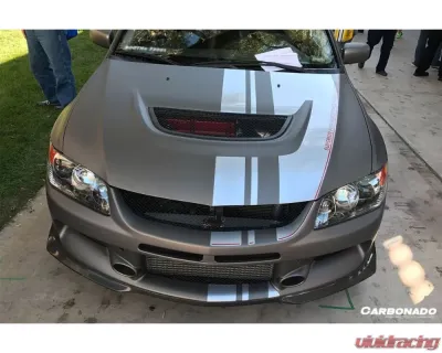 Carbonado CFRP OE Style Front Lip Spoiler for Mitsubishi Evo 2003-2006 - CF8428OE.L