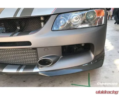 Carbonado CFRP OE Style Front Lip Spoiler for Mitsubishi Evo 2003-2006 - CF8428OE.L