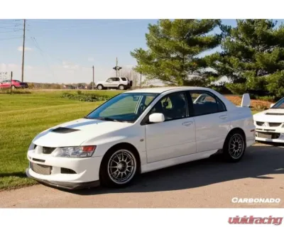 Carbonado Carbonado CFRP TS Style Front Lip Spoiler for Mitsubishi Evo 2003-2006 - CF8428TS.L