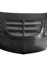 Carbonado CFRP VTX Style Hood for Mitsubishi Evo 2003-2006, Carbon Fiber Finish                                     - CF8428VT.H - Image 10