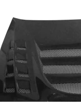 Carbonado CFRP VTX Style Hood for Mitsubishi Evo 2003-2006, Carbon Fiber Finish                                     - CF8428VT.H - Image 3