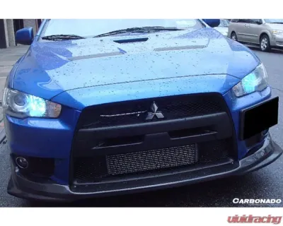 Carbonado CFRP BS Style Front Lip for Mitsubishi Evolution 10 2008-2016 - CF8430BS.FL