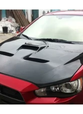 Carbonado CFRP BS Style Hood Mitsubishi Evolution 10 2008-2016                                     - CF8430BS.H - Image 7