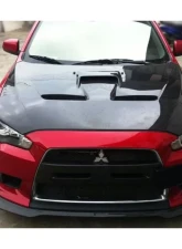 Carbonado CFRP BS Style Hood Mitsubishi Evolution 10 2008-2016                                     - CF8430BS.H - Image 9