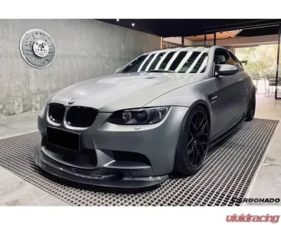 CARBONADO Carbonado CFRP GT4 Style Front Lip for BMW M3 E90/E92/E93 2008-2012 - CF8453GT4.L