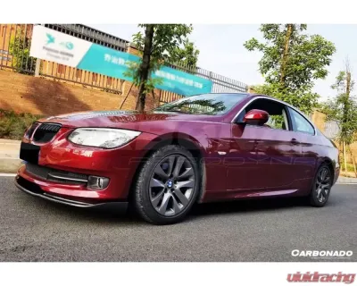 Carbonado CFRP HM Style Front Lip for BMW 3 Series E93 2008-2012 - CF8458HM.L