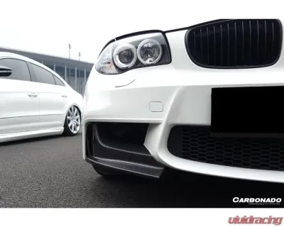 CARBONADO Carbonado CFRP RZ Style Front Lip Splitter for BMW 1M E82 E88 2008-2013 - CF8461AF.L
