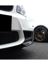 CARBONADO Carbonado CFRP RZ Style Front Lip Splitter for BMW 1M E82 E88 2008-2013                                     - CF8461AF.L - Image 5