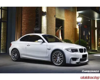 CARBONADO Carbonado CFRP RZ Style Front Lip for BMW 1M E82 E88 2008-2013 - CF8461RZ.FL