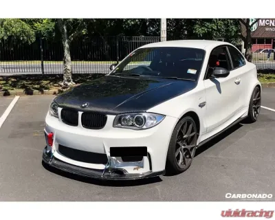 CARBONADO Carbonado CFRP RZ Style Front Lip for BMW 1M E82 E88 2008-2013 - CF8461RZ.FL