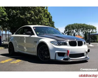 CARBONADO Carbonado CFRP RZ Style Front Lip for BMW 1M E82 E88 2008-2013 - CF8461RZ.FL