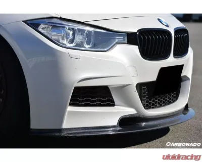 Carbonado CFRP VA Style Front Lip - MT Rear Bumper Only BMW 3 Series F30 | F35 2013-2019 - CF8467VA.FL