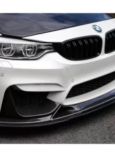 Carbonado Carbon Fiber Reinforced Plastic Front Lip for BMW M3 F80 M4 F82 2014-2020                                     - CF8468BS-FL - Image 12