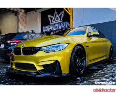 Carbonado Carbon Fiber Reinforced Plastic Front Lip for BMW M3 F80 M4 F82 2014-2020 - CF8468BS-FL
