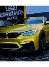 Carbonado Carbon Fiber Reinforced Plastic Front Lip for BMW M3 F80 M4 F82 2014-2020                                     - CF8468BS-FL - Image 12